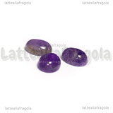 Cabochon in Ametista 10x8mm