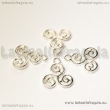 Charm Triskel in metalloSilver Plated 16x14mm