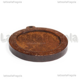 Base Cammeo in legno per cammei da 30mm