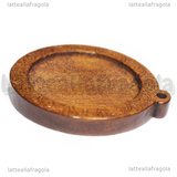 Base Cammeo in legno per cammei da 30mm