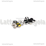 Charm Ape in metallo argentato smaltato 10x10.5mm