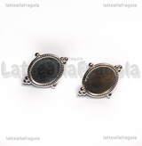 Perni in Acciaio Inox per cammei 10x8mm