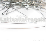 50 Chiodi o spilli in Acciaio Inox con pallina 70x0.5mm