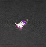 Charm Unicorno in Acciaio Inox smaltato 14x8.5mm