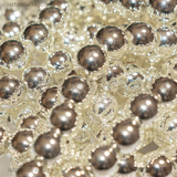Perle in Ematite Silver Plated non magnetica Grado A 6mm filo 40cm