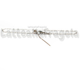 Bracciale in Acciaio Inox maglia ovale scorrevole 1.5x1x0.5mm 21cm