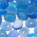 Cabochon in Agata Azzurra 10x8mm