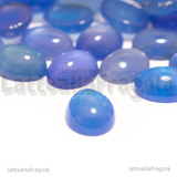 Cabochon in Agata Azzurra 10x8mm