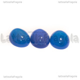 Cabochon in Agata Azzurra 10x8mm