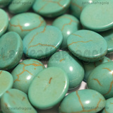 Cabochon in Pasta di Turchese 10x8mm