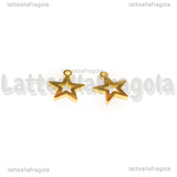 Charm Stella in Acciaio Inox Dorato 9.5x8.5mm