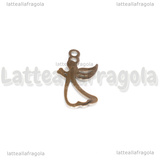 Ciondolo Angelo in Acciaio Inox 18x10mm