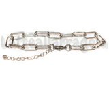 Bracciale in Acciaio Inox maglia rettangolare 14x5.5mm 18cm
