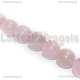 Perle in Quarzo Rosa 10mm filo 38cm circa