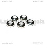 Rondella Stopper in Rame argentato 8.5x4mm