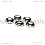 Rondella Stopper in Rame argentato 8.5x4mm