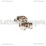 Ciondolo Orsetto in Acciaio Inox 22x13.5x6.5mm