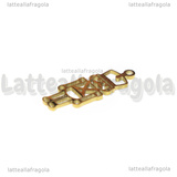 Ciondolo Schiaccianoci in Acciaio Inox Dorato 22.5x7.5mm