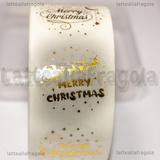 500 Adesivi Tondi Fantasia Natale Trasparente 25mm