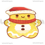 3 Buste Gingerbread in plastica rigida richiudibili 20x17.3x0.3cm