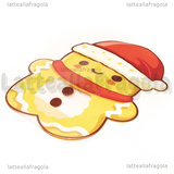 3 Buste Gingerbread in plastica rigida richiudibili 20x17.3x0.3cm