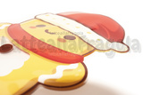 3 Buste Gingerbread in plastica rigida richiudibili 20x17.3x0.3cm