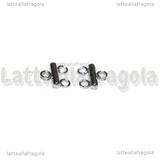 Coppia Connettori in Acciaio Inox per doppio filo 10x9mm