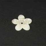 Fiore in Madreperla Bianca 24x3mm