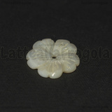 Fiore in Madreperla Bianca 24x3mm