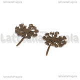 Ciondolo Soffione Dente di Leone in Acciaio Inox 13x21mm
