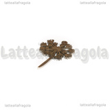 Ciondolo Soffione Dente di Leone in Acciaio Inox 13x21mm
