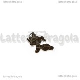 Ciondolo Bimba in Acciaio Inox 17x13mm
