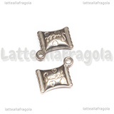 Ciondolo Caramella 3D in Acciaio Inox 20x16.5x4.5mm