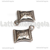 Ciondolo Caramella 3D in Acciaio Inox 20x16.5x4.5mm