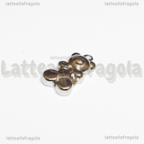 Ciondolo Orsetto in Acciaio Inox 19x10.5x4mm