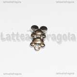 Ciondolo Orsetto in Acciaio Inox 19x10.5x4mm