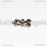 Ciondolo Orsetto in Acciaio Inox 19x10.5x4mm