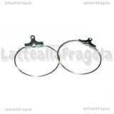 Coppia di Cerchi in Acciaio Inox 24x20mm