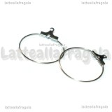 Coppia di Cerchi in Acciaio Inox 24x20mm