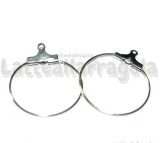 Coppia di Cerchi in Acciaio Inox 24x20mm