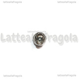 Ciondolo Cono Gelato 3D in Acciaio Inox 16.5x8x8mm