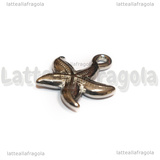 Ciondolo Stella Marina 3D in Acciaio Inox 21.5x17x3.5mm