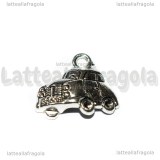 Charm Automobile in metallo argento antico 20x17mm