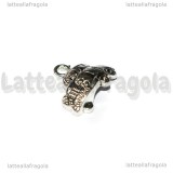 Charm Automobile in metallo argento antico 20x17mm