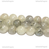 Perle in Labradonite 6mm filo 38cm circa