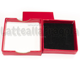 Astuccio in Cartone rigido Rosso 50x50x15mm