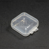 Scatola in plastica trasparente 35x35mm