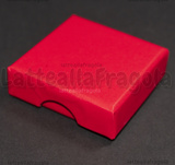Astuccio in Cartone rigido Rosso 50x50x15mm