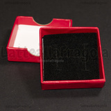 Astuccio in Cartone rigido Rosso 50x50x15mm