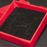 Astuccio in Cartone rigido Rosso 50x50x15mm